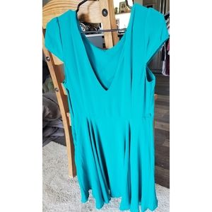 Turquoise dress